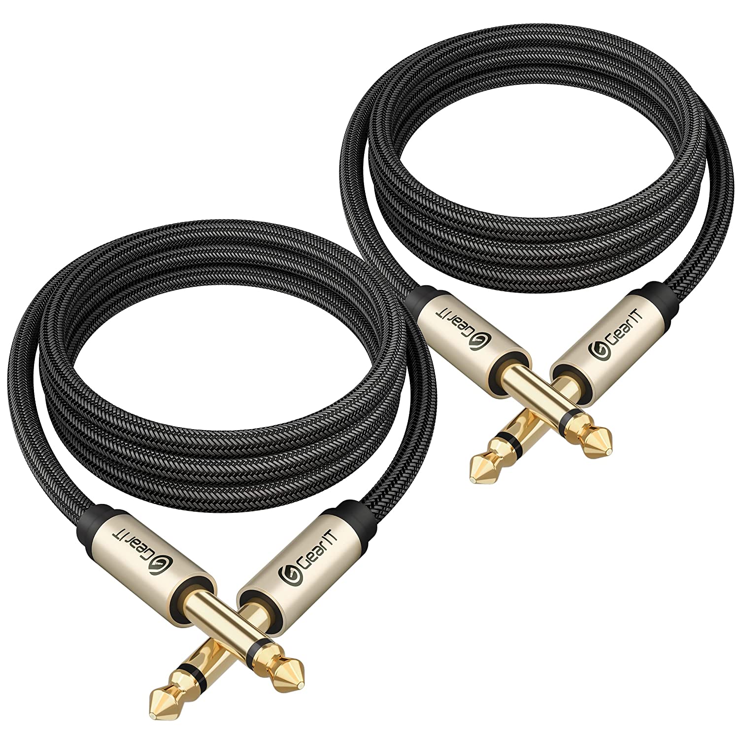 GearIT Guitar Instrument Cable (3ft 2-Pack) 1/4 Inch [...]