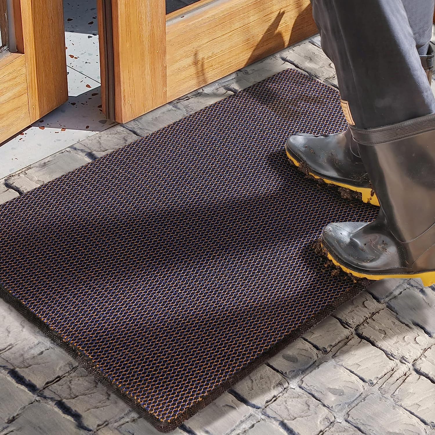 Ashler Front Door Mat, Indoor Outdoor Doormat for Shoe [...]