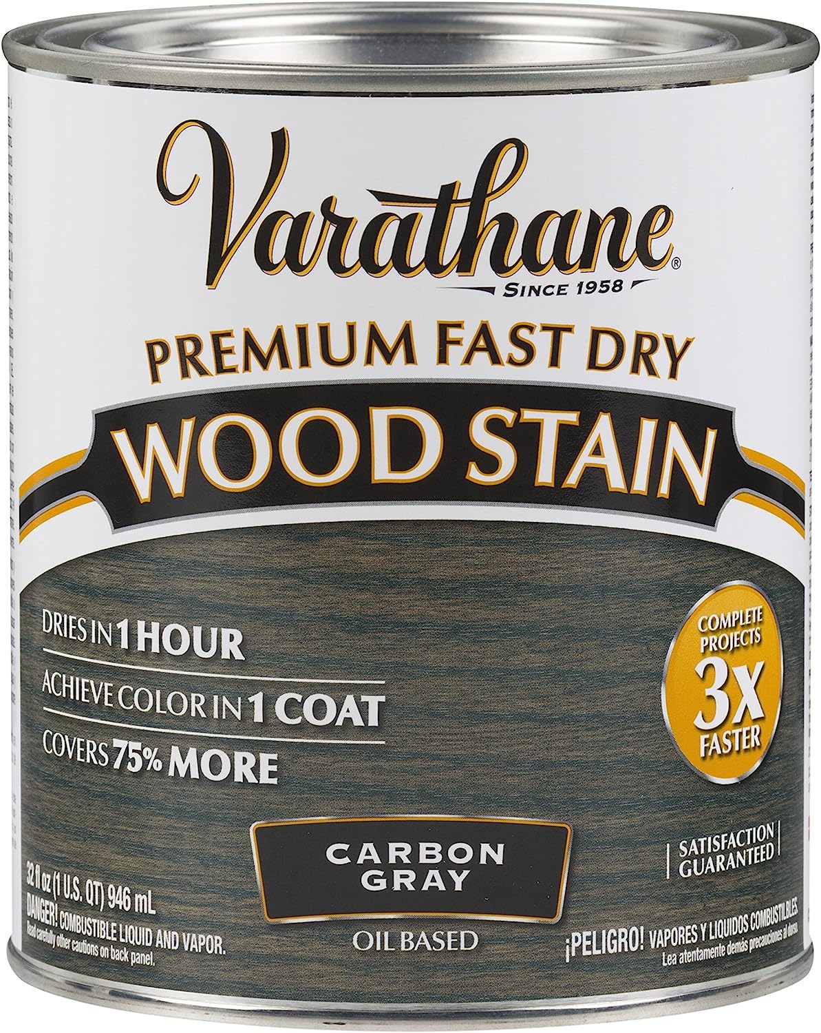 Varathane 304559 Premium Fast Dry Wood Stain, Quart, [...]