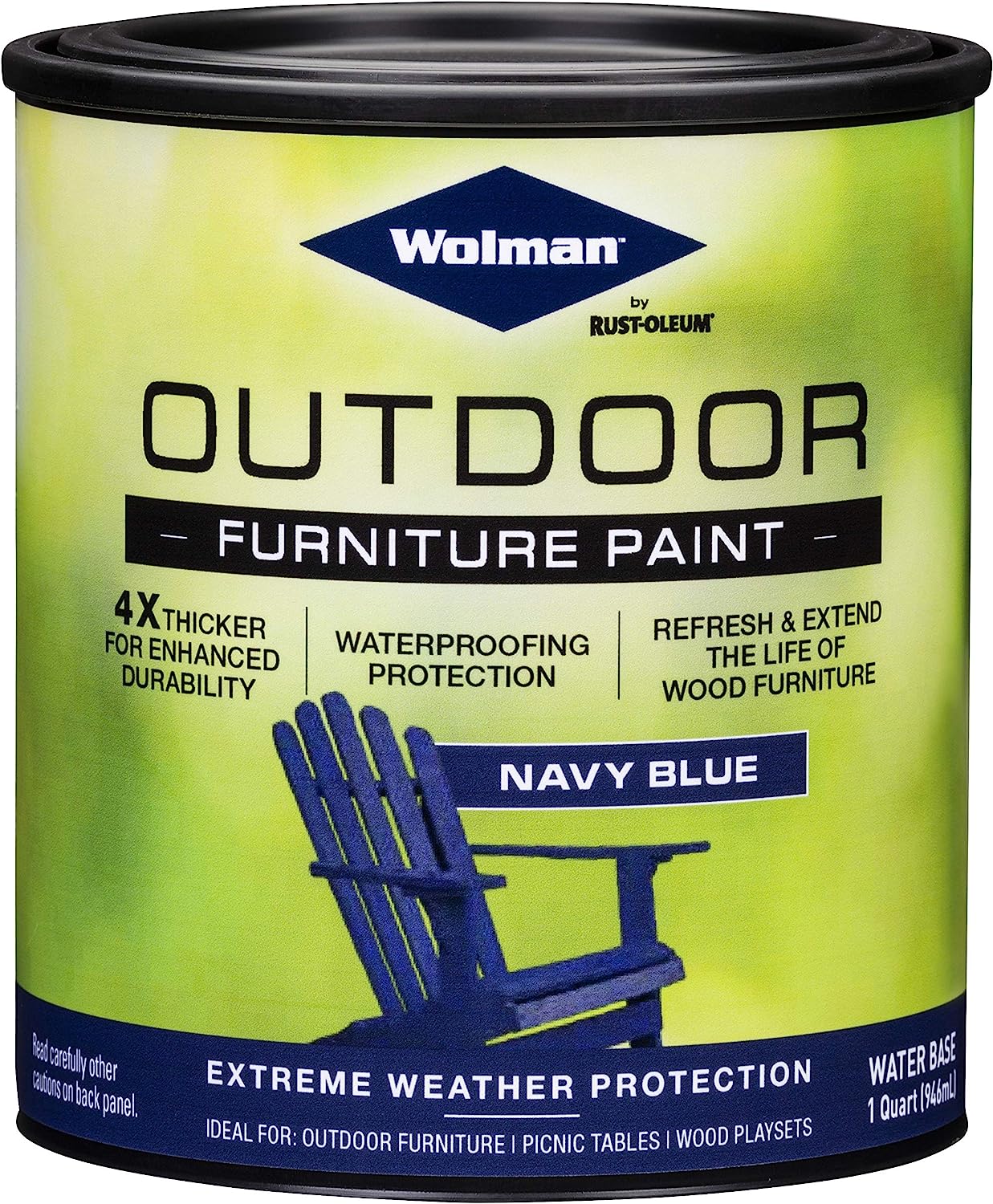 Wolman 360349 Outdoor Furniture Paint, Quart, Navy [...]