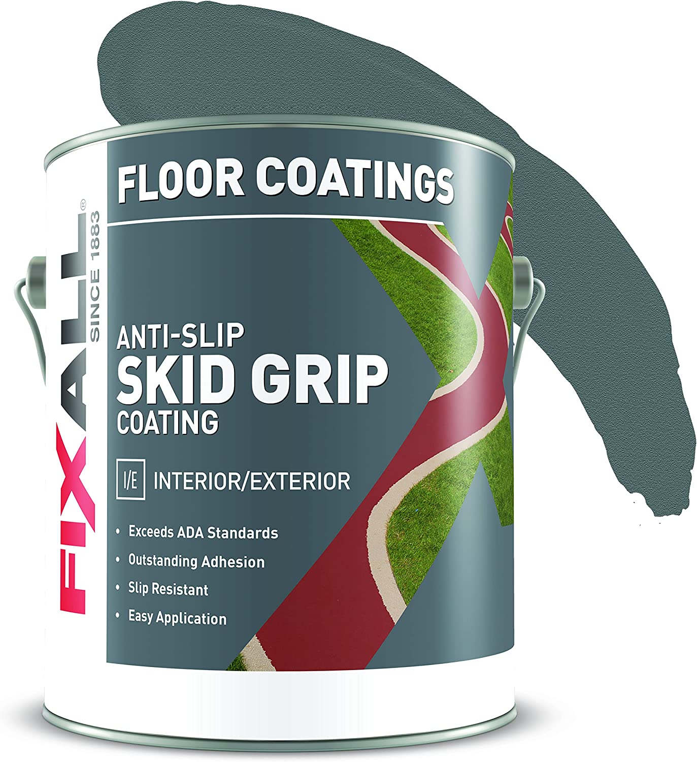 FIXALL Skid Grip Anti-Slip Coating, 1 Gallon, Slate, [...]