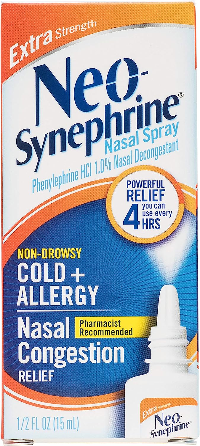 Neosynephrine, Nasal Spray for Cold Sinus Relief Extra [...]