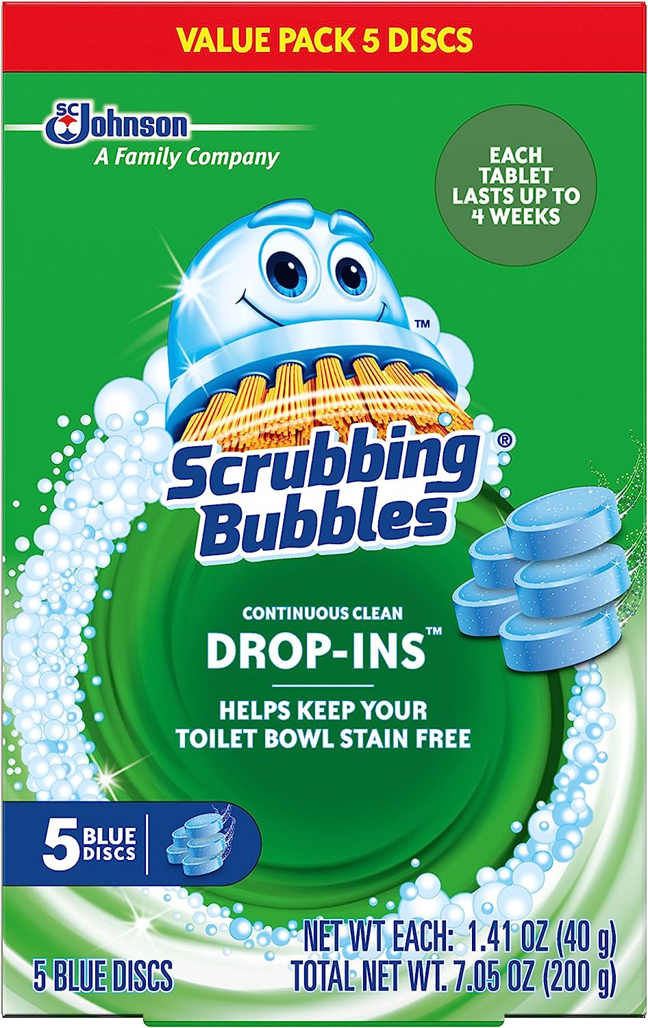 Scrubbing Bubbles Drop-Ins Toilet Cleaning Tablets, [...]