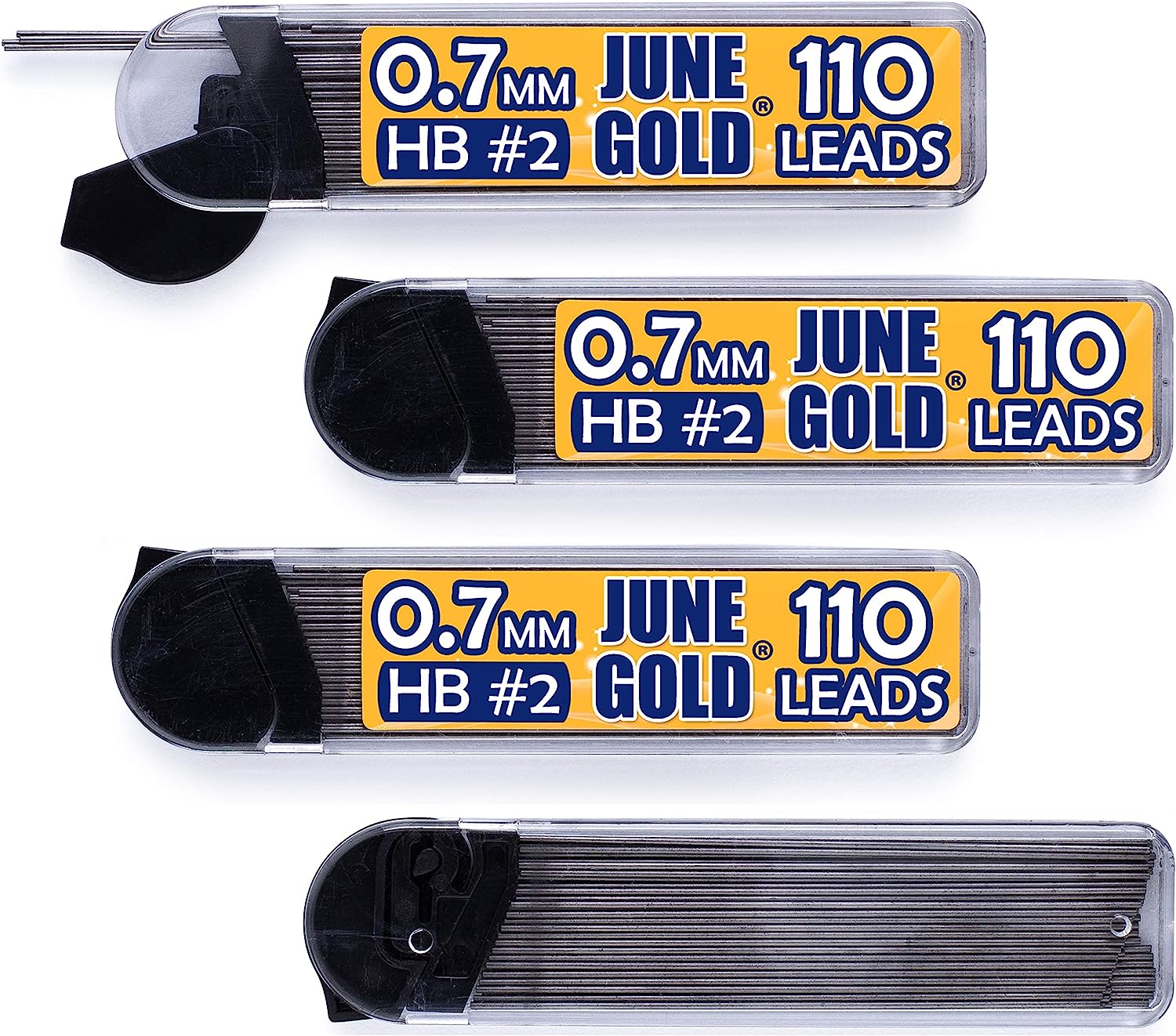 June Gold 440 Pieces, 0.7 mm HB #2 Lead Refills, 110 [...]