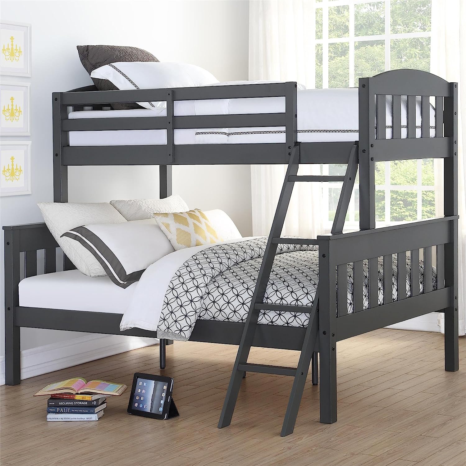 Dorel Living Airlie Solid Wood Bunk Beds Twin Over [...]