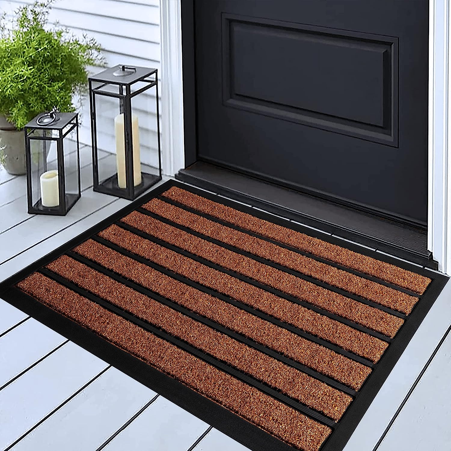 ubdyo Durable Door Mat - Dirt Trapping Welcome Mats - [...]