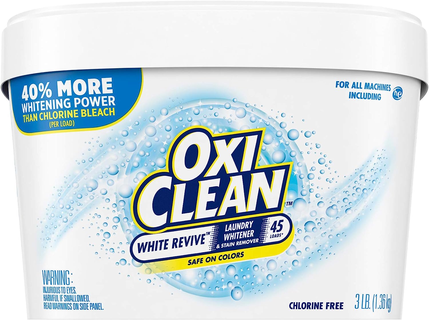 detergent for whites comparison table