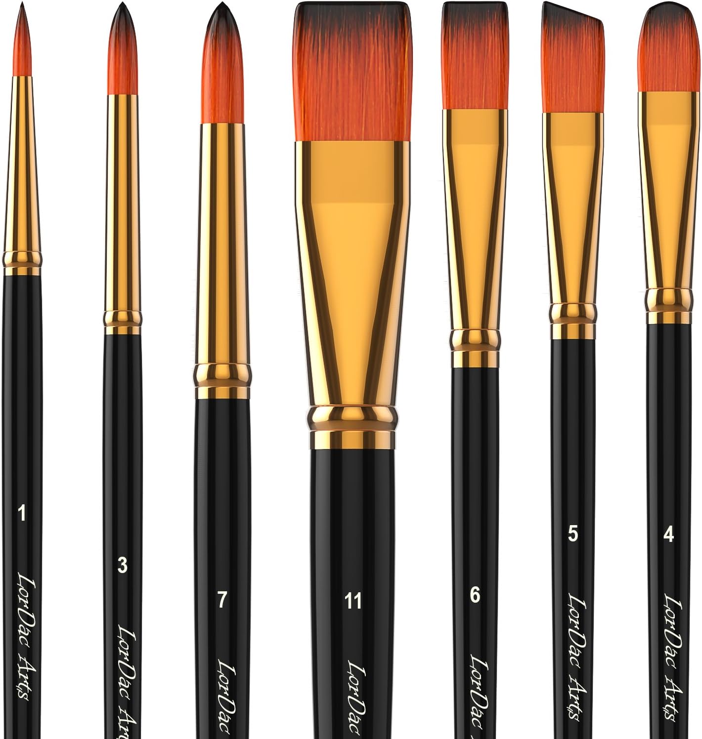 quality acrylic paint brushes detailed review